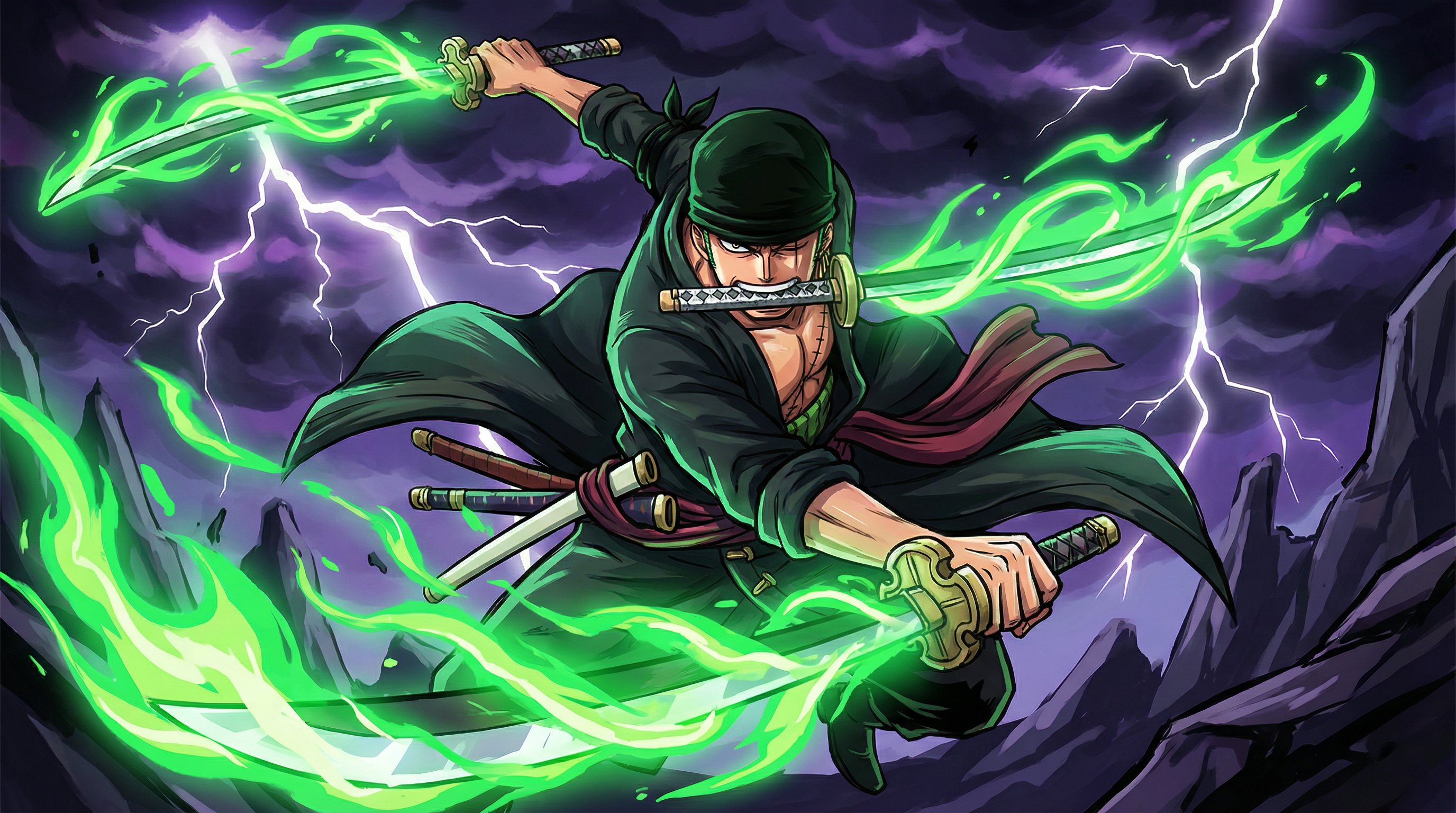 海角网视频解说：索隆三刀流觉醒全纪录